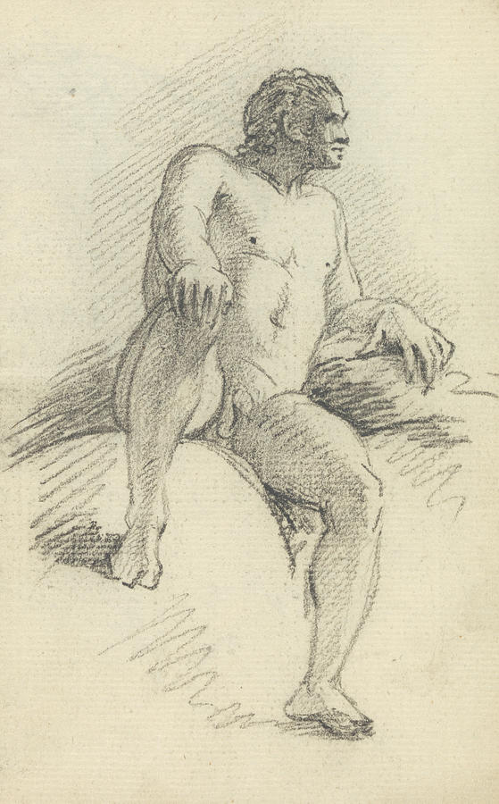 Study Drawing by Benjamin West