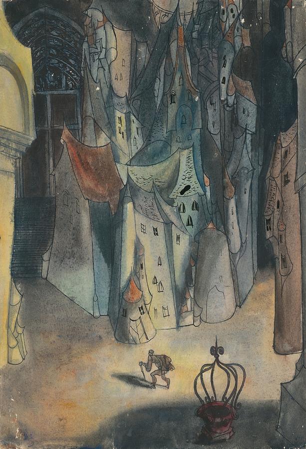 Study for a Slovak Fairytale I Jan Novak Slovak 1921 1944 Painting by ...