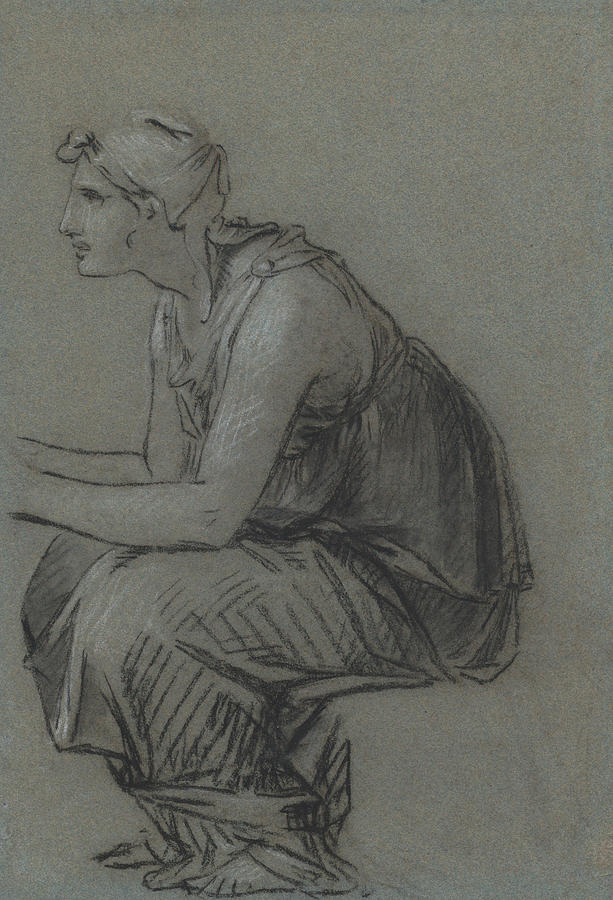 Study for Astyanaxs Nurse Drawing by Pierre-Paul Prudhon