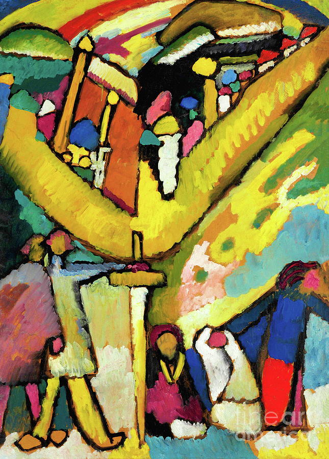 Study for Improvisation 8 Painting by Wassily Kandinsky