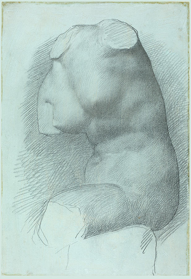 Study from the Antique Drawing by Alphonse Legros