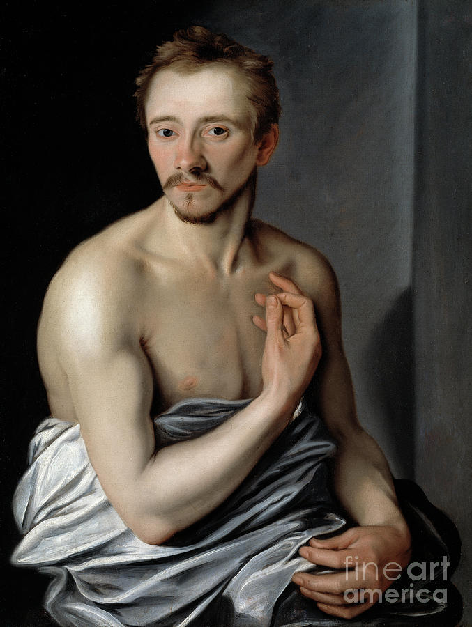 Study of a Man Painting by Cornelis Cornelisz van Haarlem