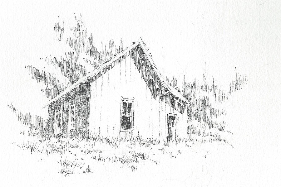 Stumptown ghost town, MT Drawing by Kevin Heaney - Fine Art America