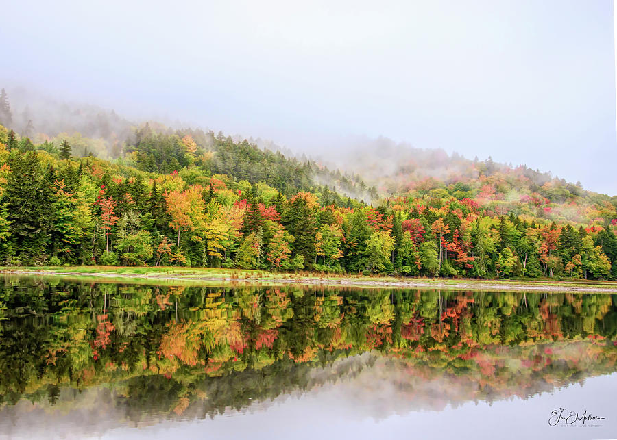 Stunning Autumn Reflections - Magalloway River Photograph