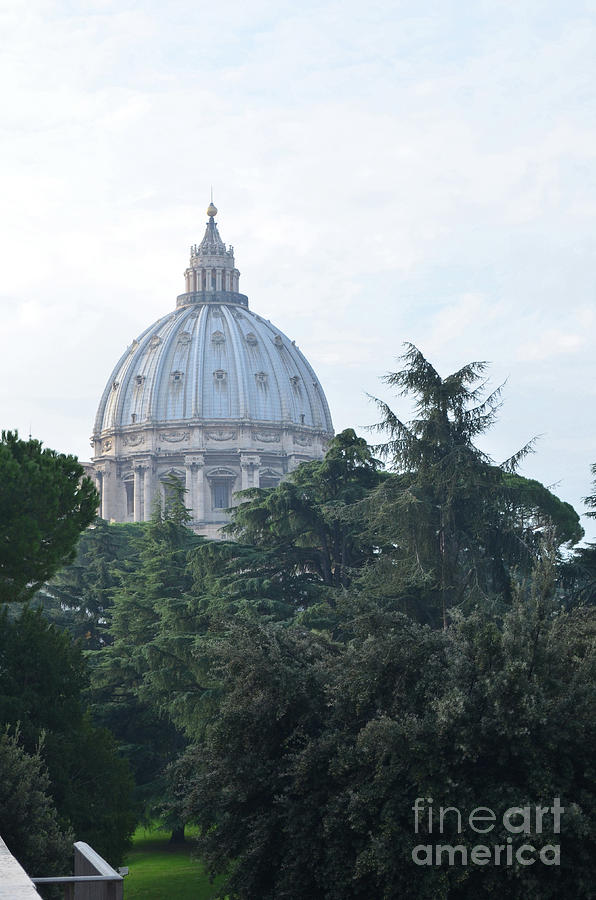 Stunning building during a sunset in vatican city  Photograph by DejaVu Designs