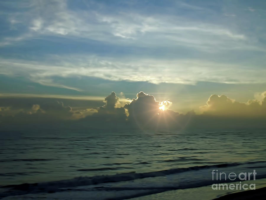 Stunning Sunrise At Vero Beach Photograph by D Hackett
