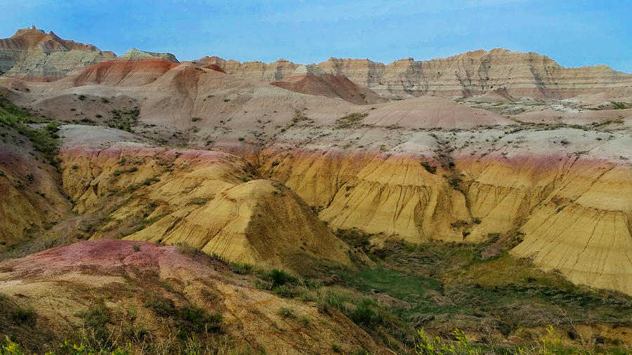Stunning View in the Badlands National Park  Photograph by Ally White