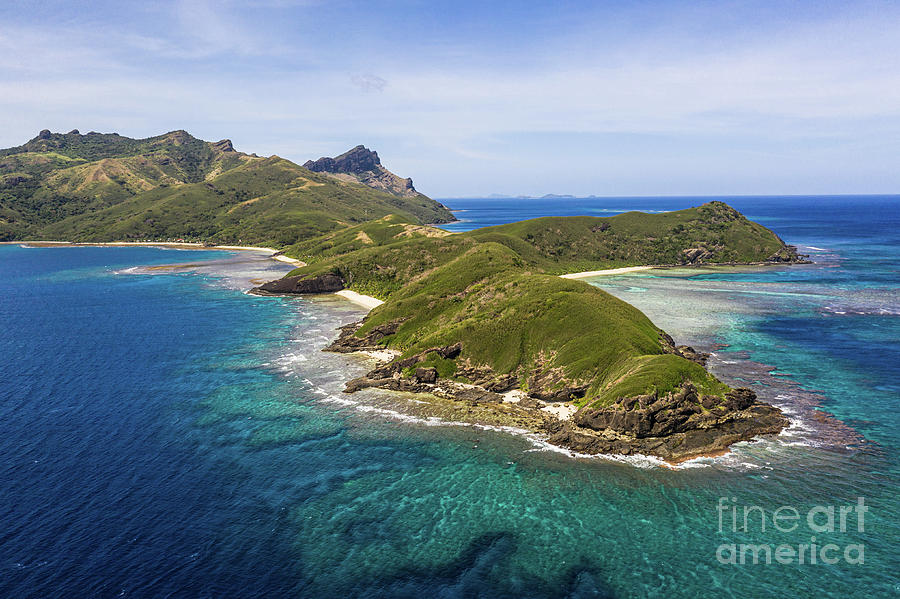 Stunning view of the Yasawa island in Fiji in the south Pacific  Photograph by Didier Marti