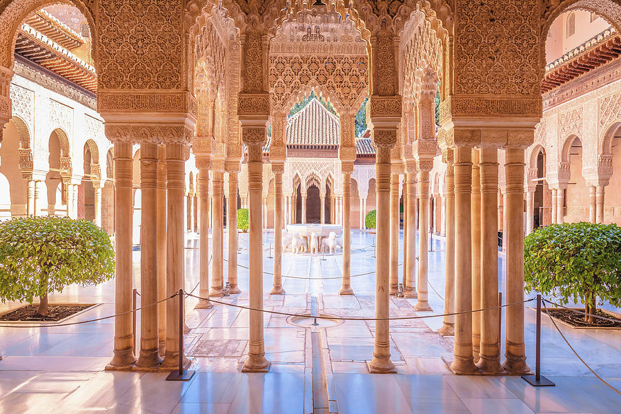 Stunting Islamic architecture of Alhambra view, Granada Photograph by ...