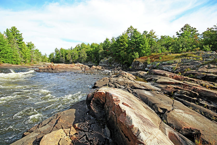 Sturgeon Chutes The Natural Divide Photograph by Debbie Oppermann ...