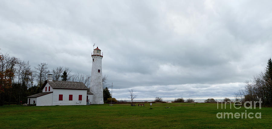 Sturgeon Point Ligthouse, Lake Huron Photograph by Rich S
