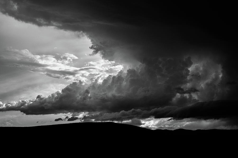 Sturgis Supercell - Black and White Photograph by Connor Sipe - Fine ...