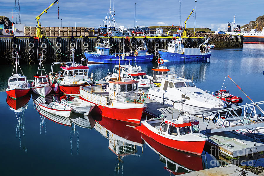 Stykkisholmur harbor, Iceland #3 Photograph by Lyl Dil Creations