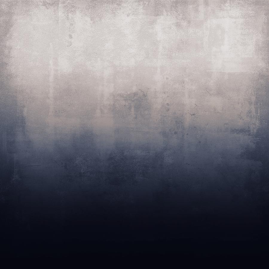 Stylish ombre Navy and gray #67 Mixed Media by Imre Toth - Pixels