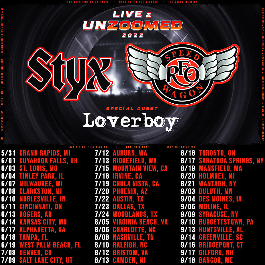 styx and reo speedwagon tour dates