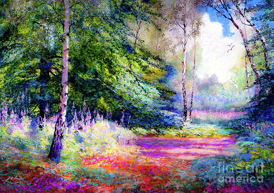 Landscape Painting - Sublime Summer by Jane Small