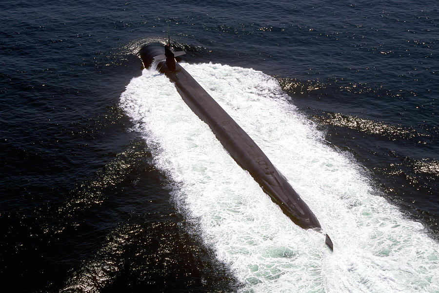 Submarine USS Pennsylvania. Photograph by Stocktrek Images