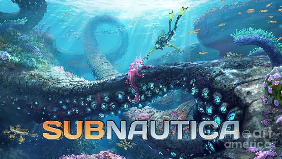 Subnautica Diving Concept Art Painting by Jeremy Price - Fine Art America