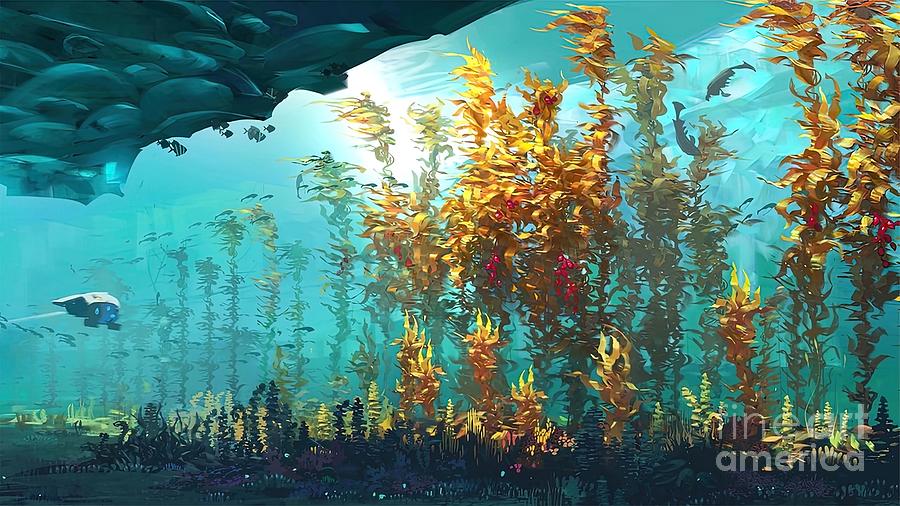 Subnautica Game Painting by Gary Ian | Pixels