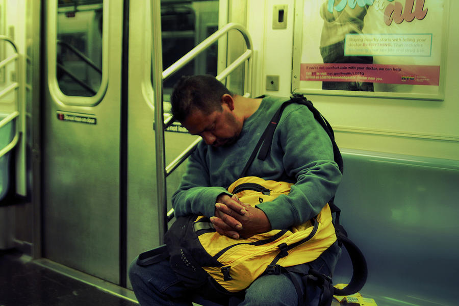 Subway Exhaustion Photograph by Montez Kerr
