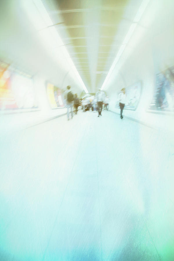 Subway Passageway Photograph by Deborah Penland