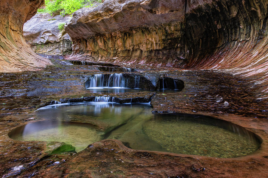 Nature Photograph - Subway Pools by James Marvin Phelps