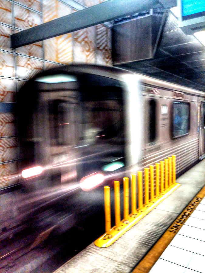 Subway Rush Photograph by David Zumsteg
