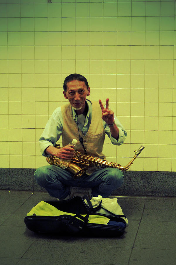 Subway Saxophone Photograph by Montez Kerr