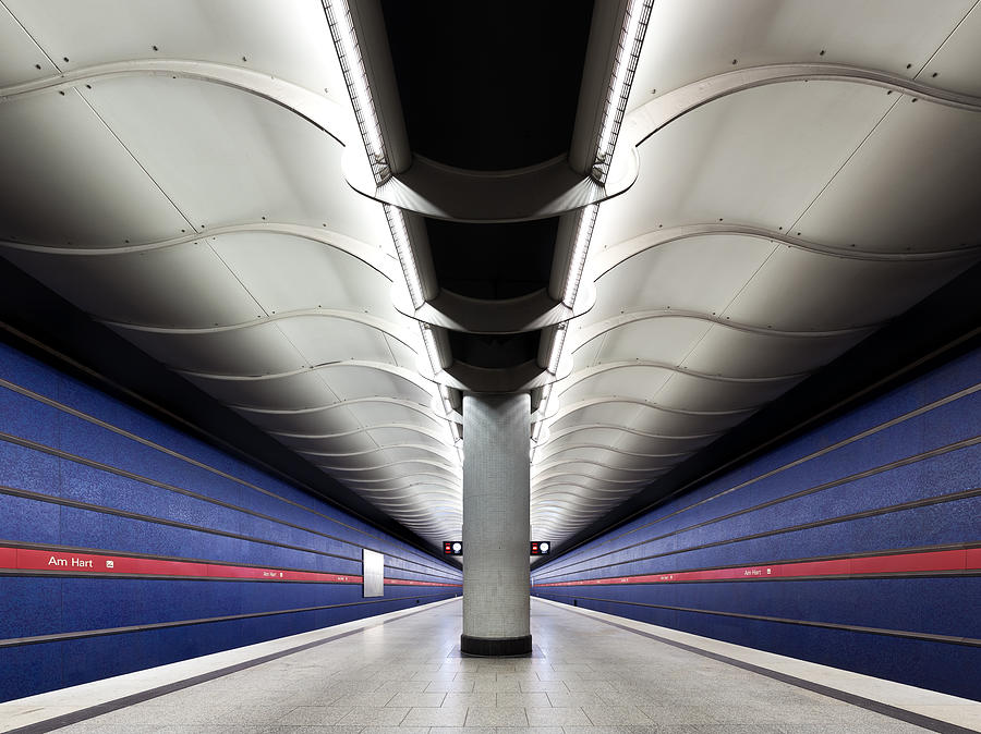 Subway Station Am Hart, Munich Photograph by Christian Beirle González