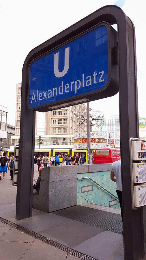 Subway station Berlin Alexanderplatz Photograph by Kerrick