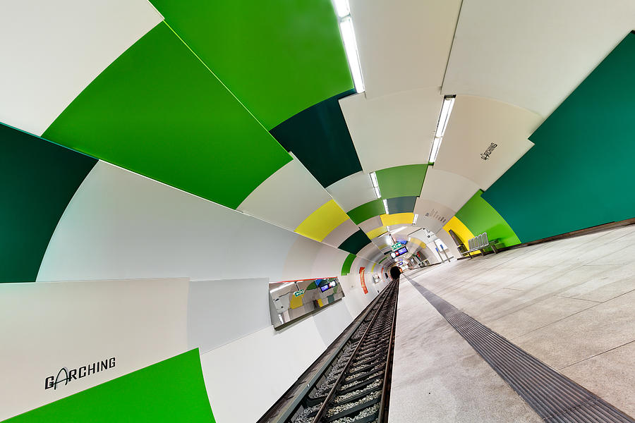 Subway Station Garching, Munich, Germany Photograph by Christian Beirle González