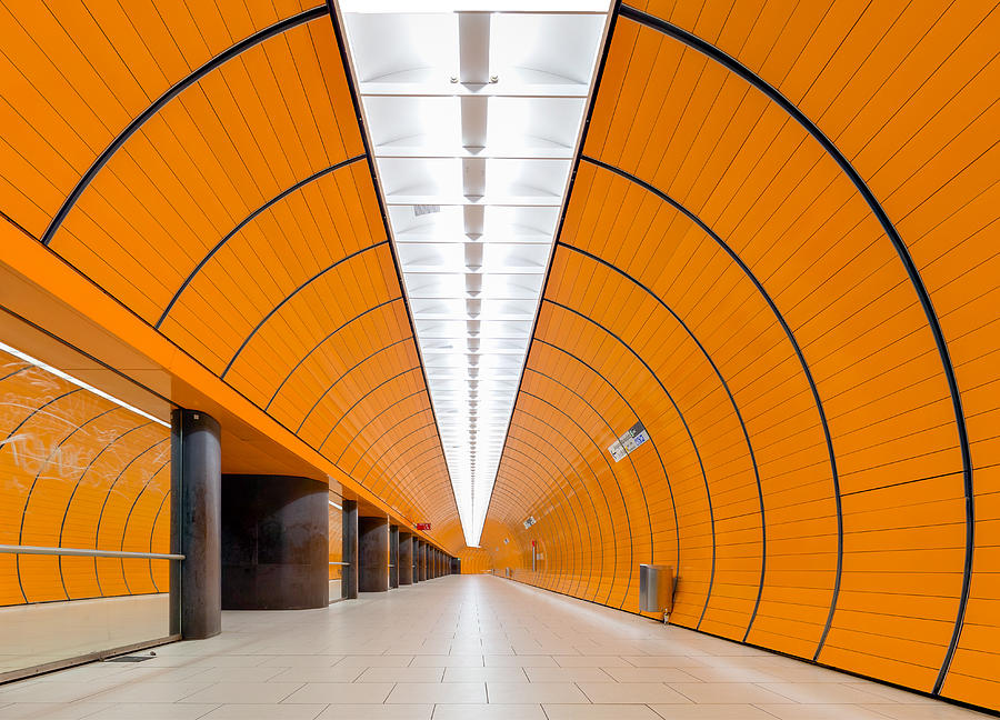 Subway Station Marienplatz, Munich Photograph by Christian Beirle González