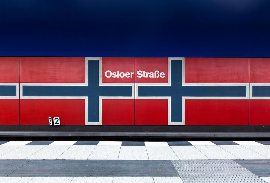 Subway Station Osloer Straße Photograph by Christian Beirle González