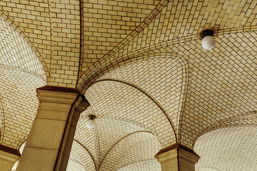 Subway Tile Swirl Photograph by Cate Franklyn