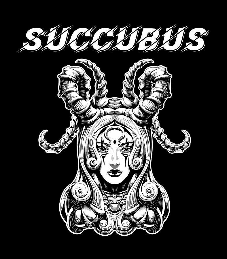 Satans Daughter Is A Succubus Succubus Satanist 666 Occult Satan Devil Unholy Antichrist Digital Art