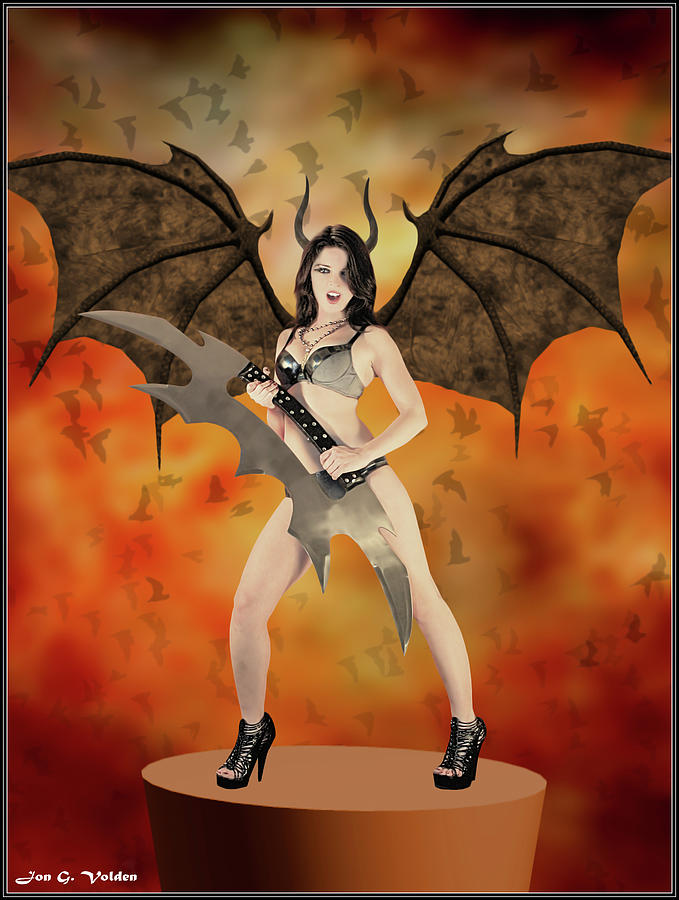 Succubus Unchained Photograph by Jon Volden