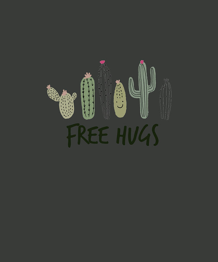 free hugs cactus shirt