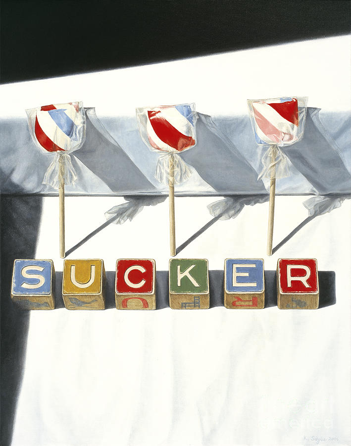 Sucker Painting by Kathryn Siegler