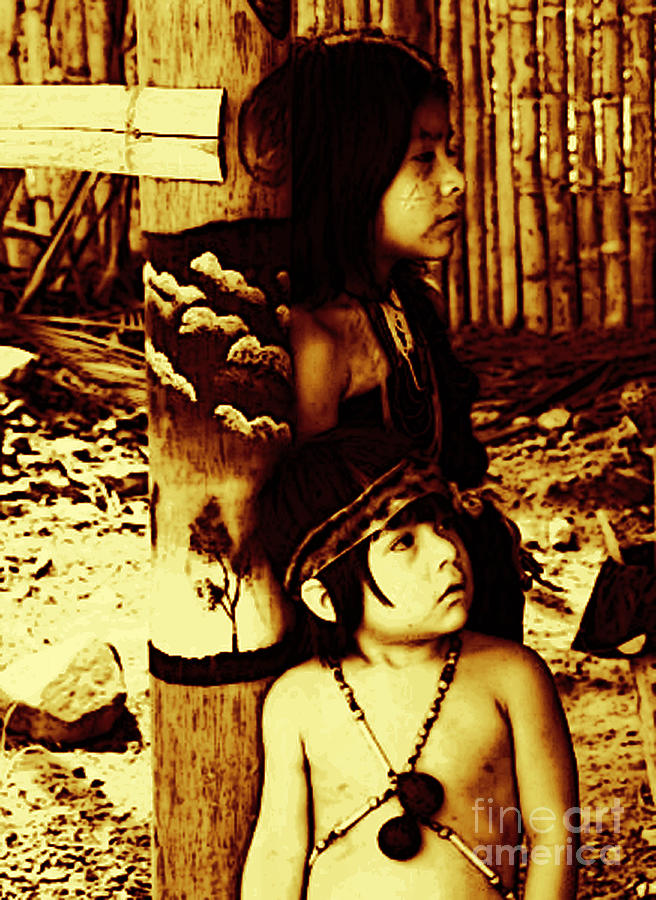 Sucua Kids 1527 Photograph by Al Bourassa