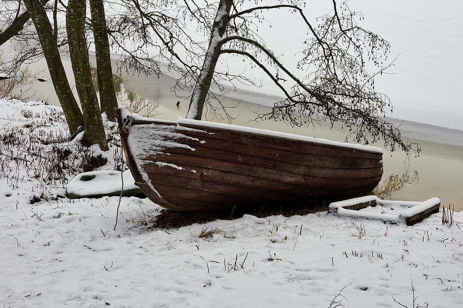 Suddenly the lake was frozen Photograph by Jouko Lehto
