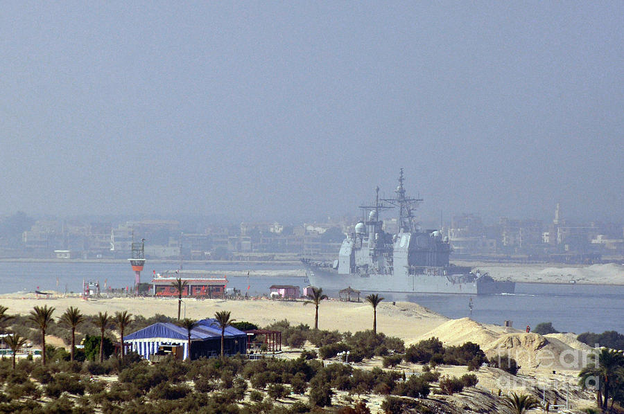 Suez Canal, 2012 Photograph by Granger