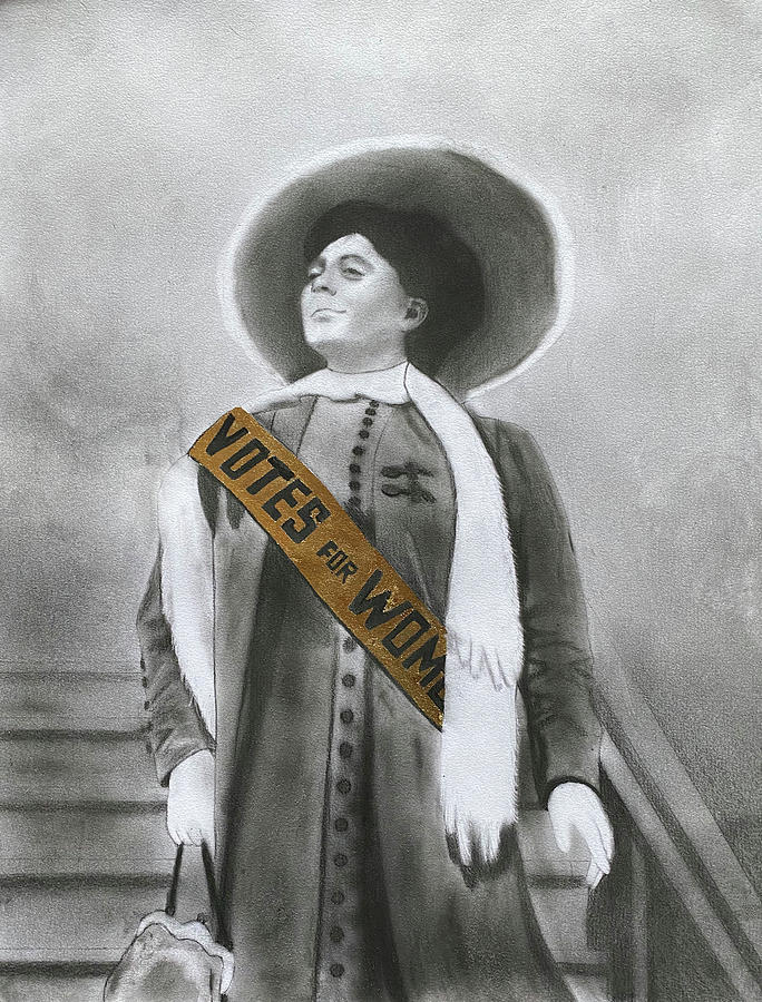 Suffragette Drawing by Nadija Armusik