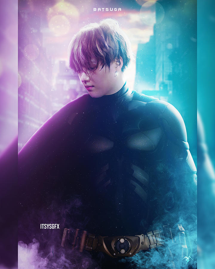 Batman Movie Mixed Media - Suga as Batman Poster by Y S