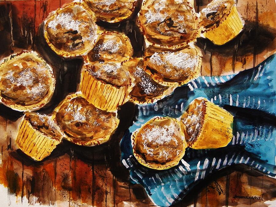 Sugar and Pumpkin Spice Muffins Painting by John Williams