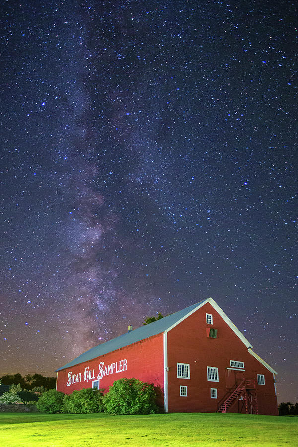 Sugar Hill Sampler Milky Way Photograph by White Mountain Images