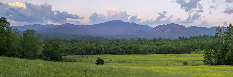 Sugar Hill Spring Sunset Panorama Photograph by White Mountain Images