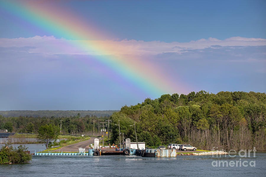 Sugar Island Michigan Rainbow -9914 Photograph by Norris Seward