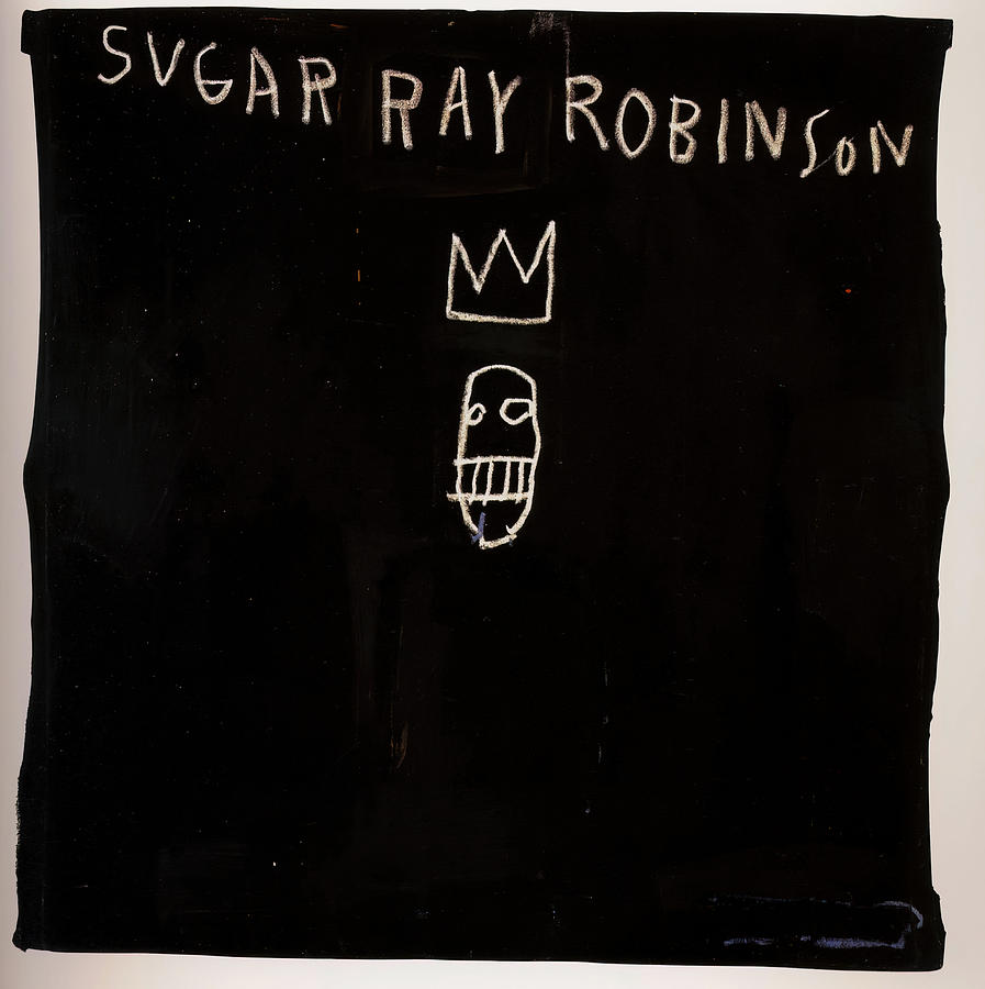 sugar ray robinson - Jean Michel Basquiat Painting by Jean-Michel ...