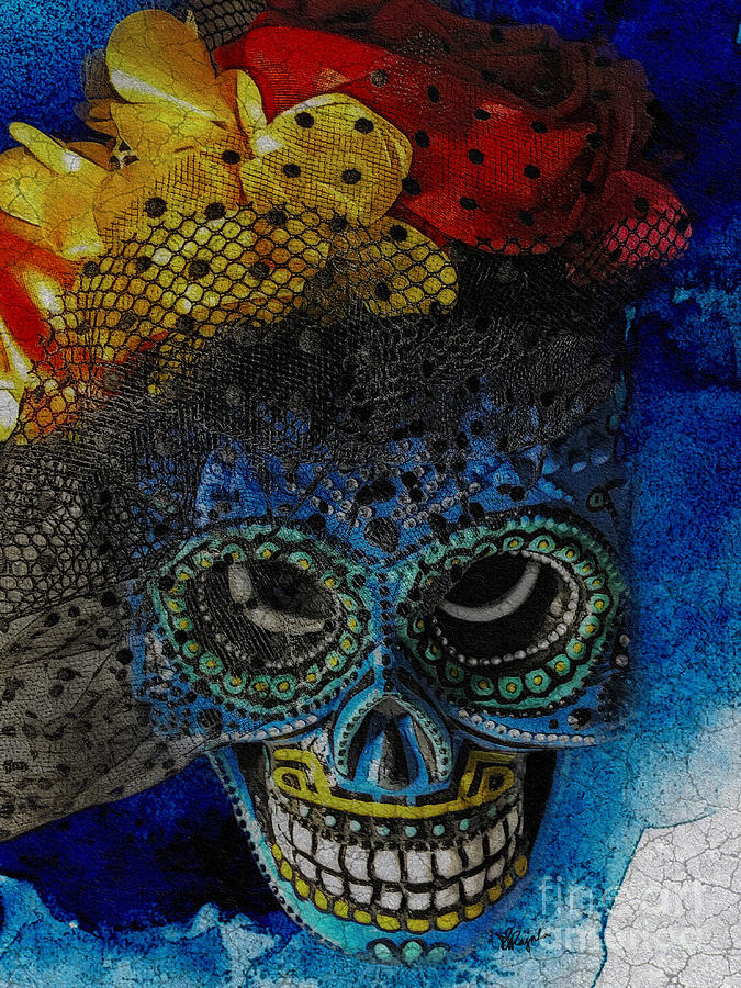 Sugar Skull 2 Digital Art by Diana Rajala