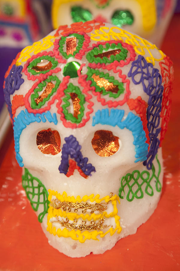 Sugar skull, Oaxaca, Oaxaca Province, Mexico Photograph by Gallo Images